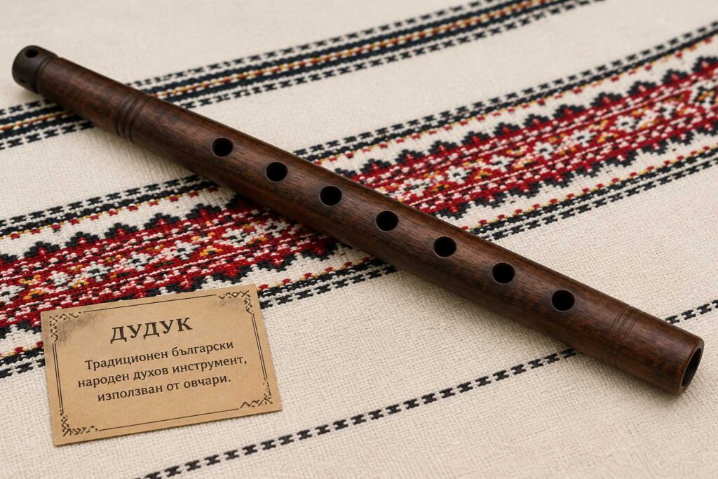 15 Essential Bulgarian Souvenirs You Should Buy 12 Traditional Bulgarian Duduk on Embroidered Folk Textile