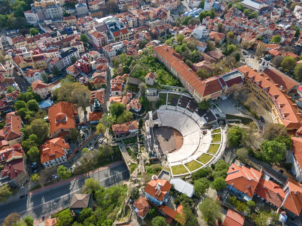 Best Places for Backpackers in Bulgaria 2 amphitheater plovdiv bulgaria