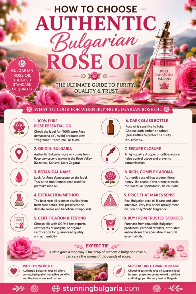 How to Choose Authentic Bulgarian Rose Oil