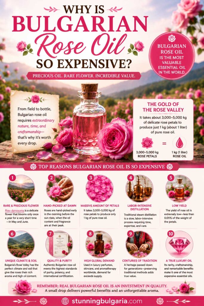 Why Bulgarian Rose Oil Costs More